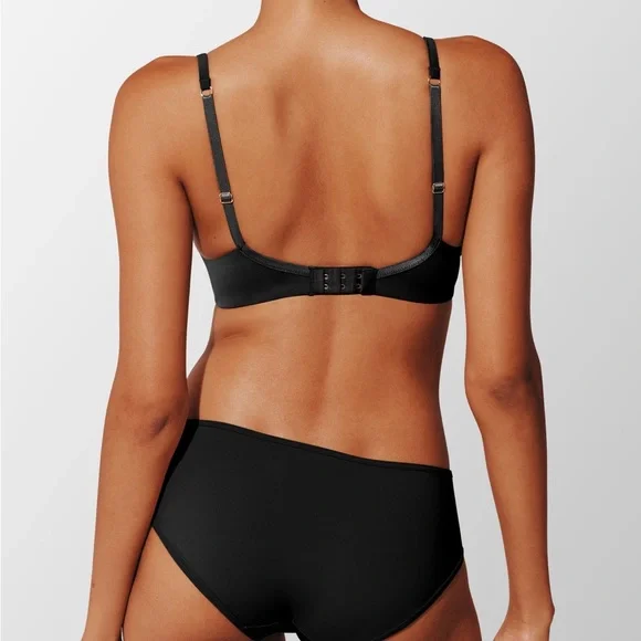 ThirdLove 24/7 Classic Uplift Plunge Bra Black 32B½ - Picture 5 of 14